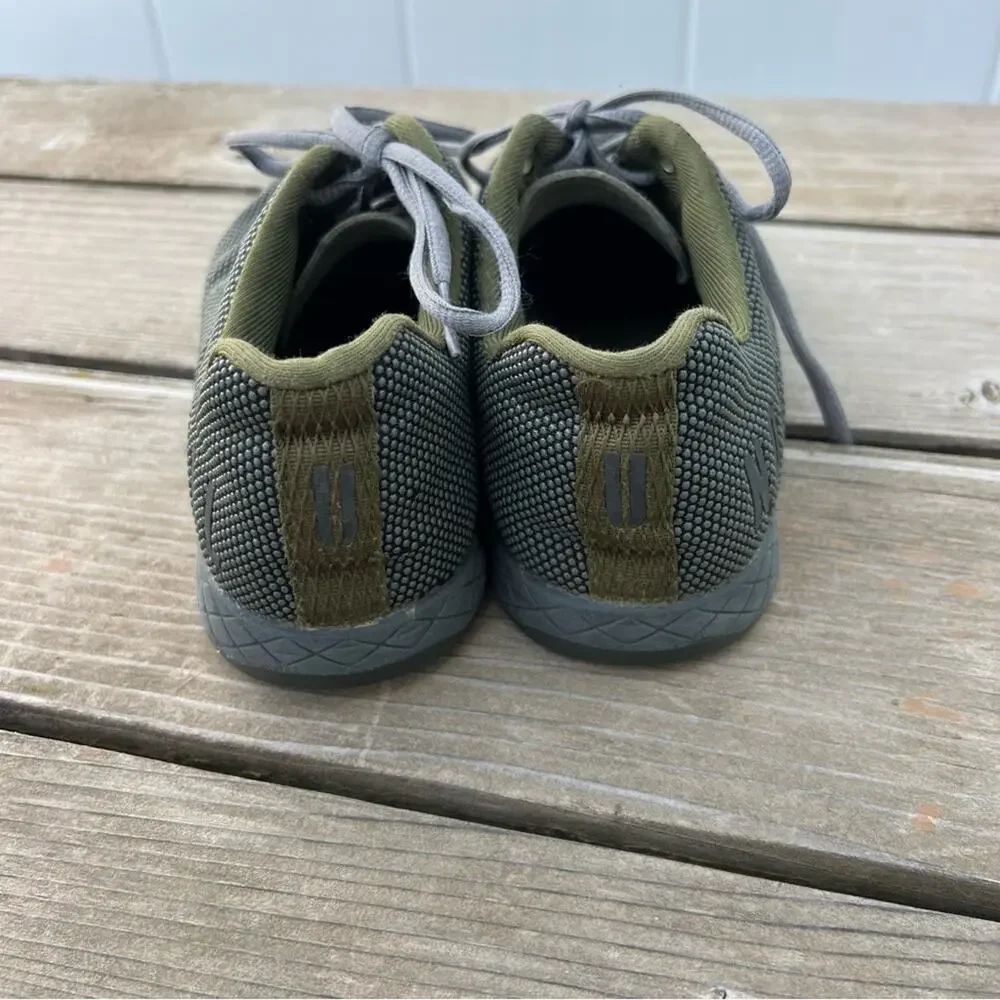 NoBull Olive Green Weight Lift Cross Fit Athletic Shoe W7.5